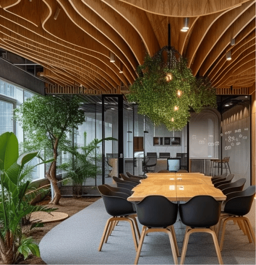 An eco office