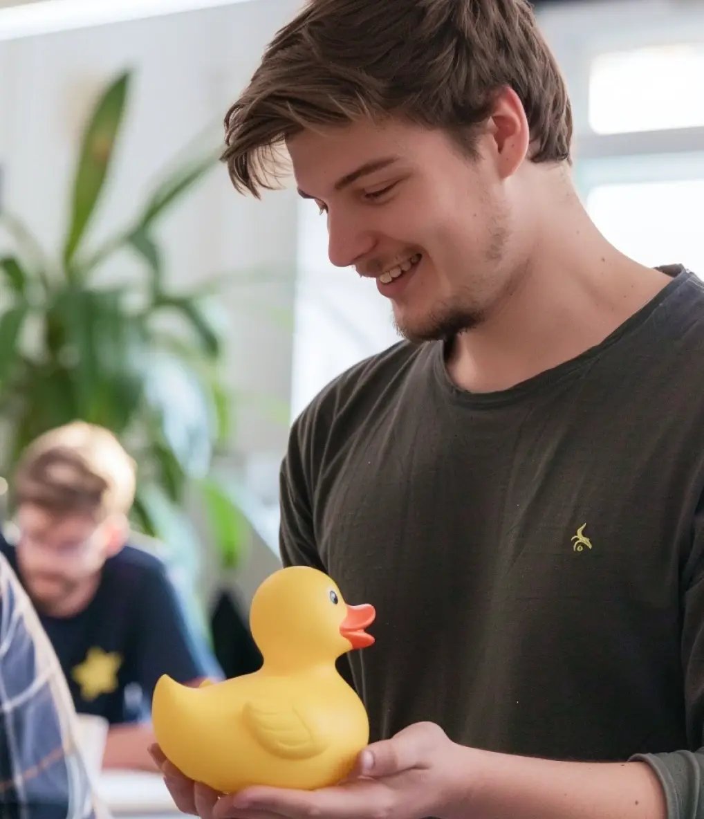 Rubber duck in the Netherlands