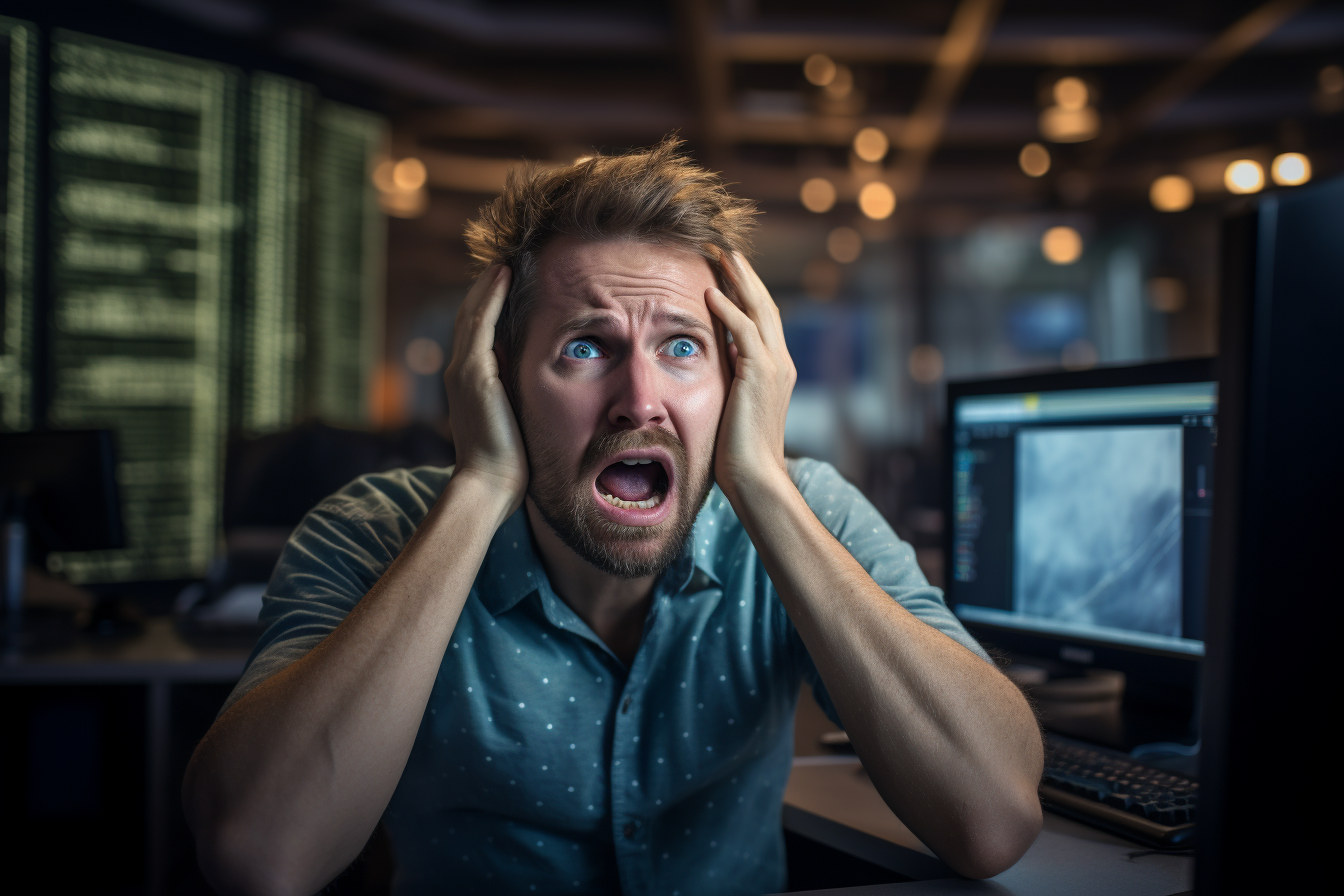 jalokim__a_photo_of_a_frustrated_programmer_in_well_lit_modern__394c0420-7a50-4631-aa4f-14d849375c4a