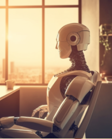 Robot showing - B2B Saas