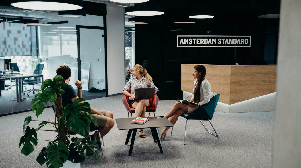 Look into the hybrid work model at Amsterdam Standard and an exploration of our offices designed for collaboration, creativity, and comfort.